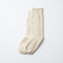 Double Face Crew Socks - Oatmeal