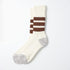 Coarse Ribbed Oldschool Socks - Brown