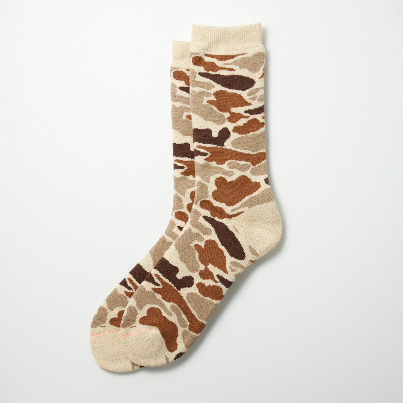 Pile Camo Crew Socks - Sand