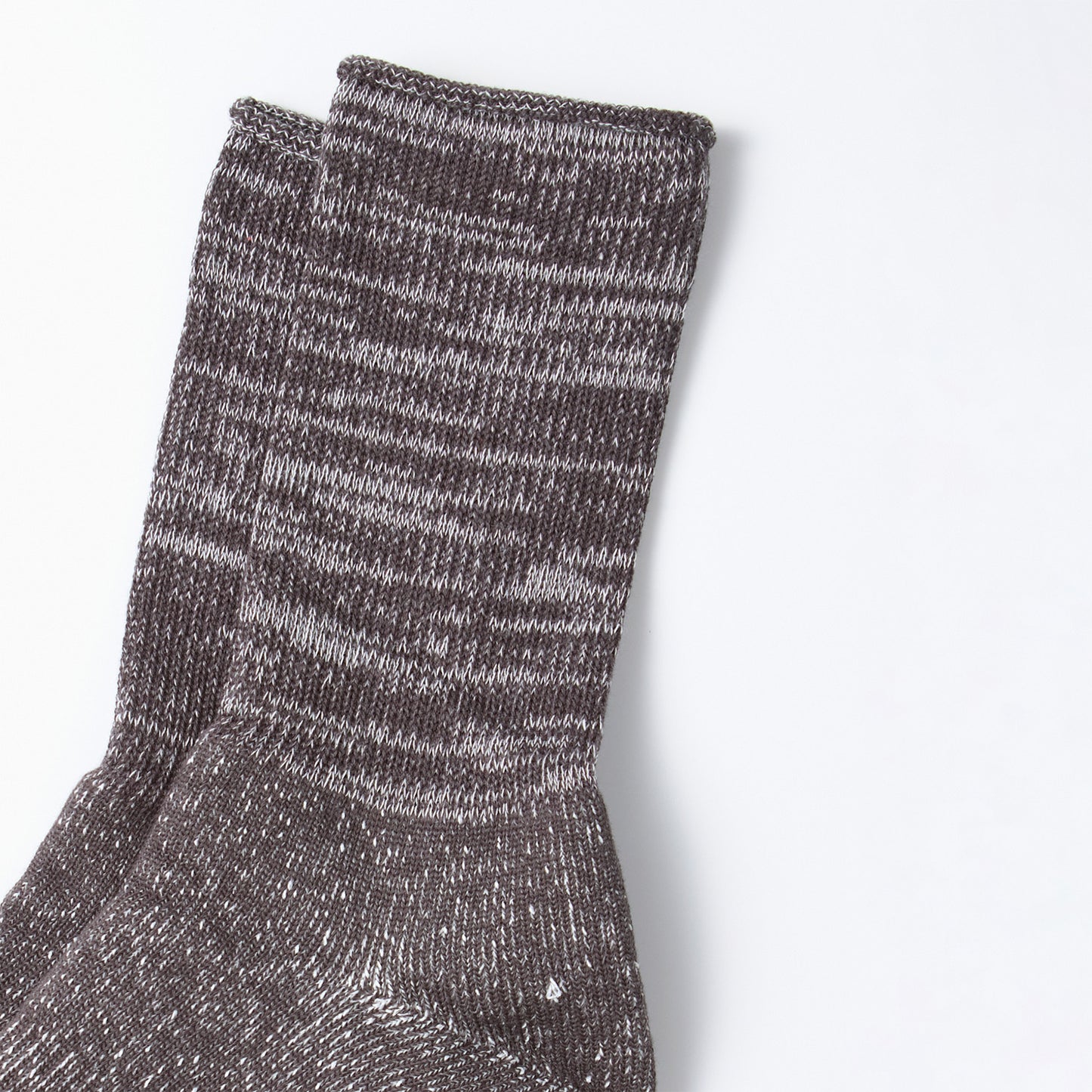 Washi Pile Crew Socks - Charcoal