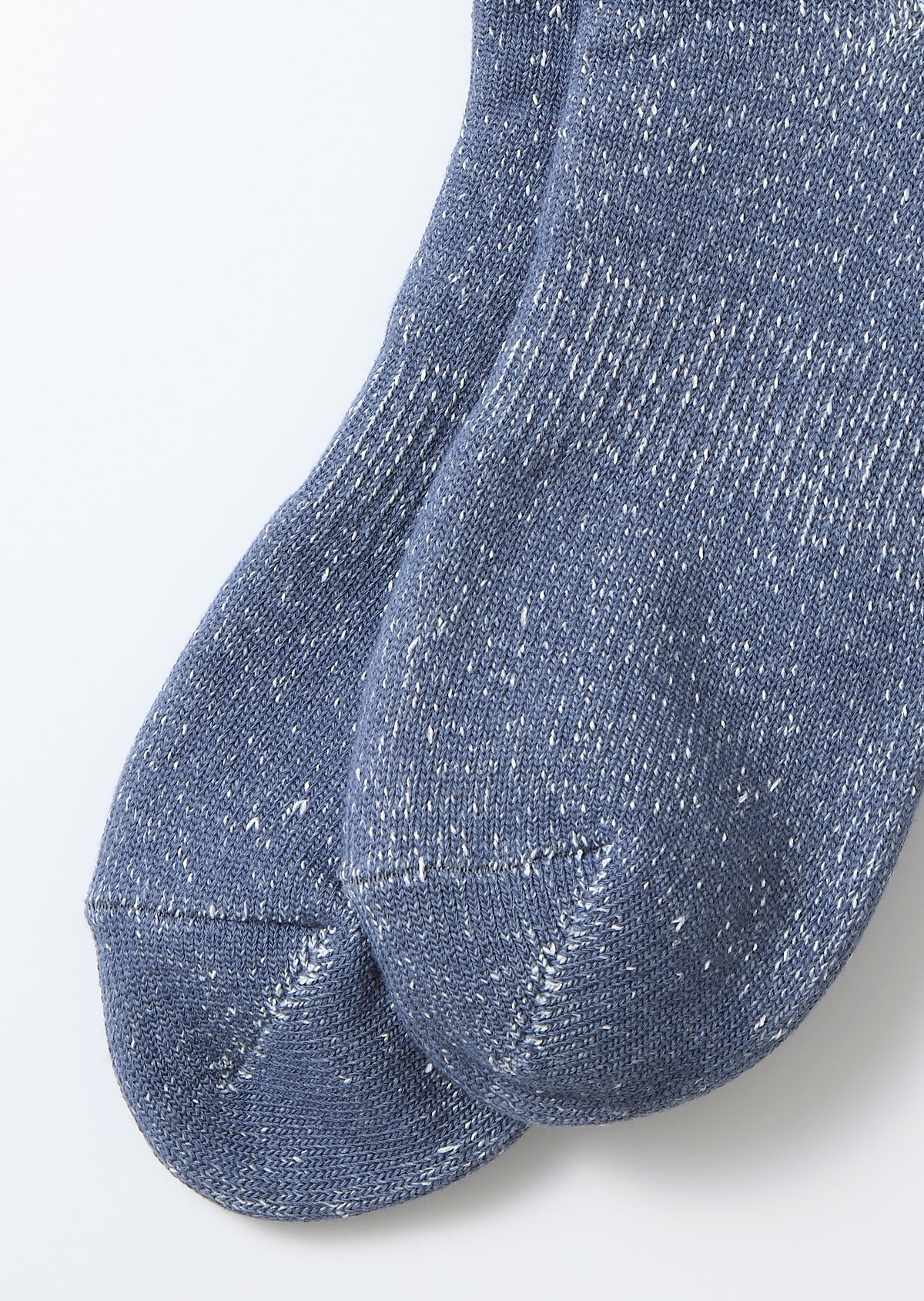 Washi Pile Crew Socks - Slate Blue