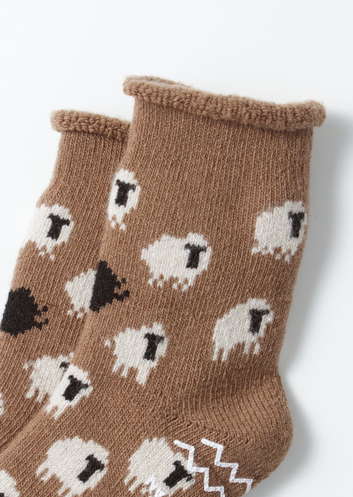 Pile Room Socks, Sheep - Brown