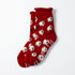 Pile Room Socks, Sheep - Red
