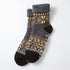 Comfy Room Socks, Snow Flake - Dark Gray