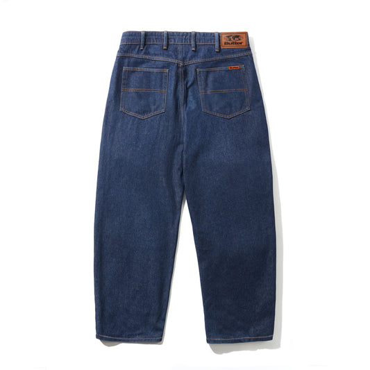 Relaxed Denim Jeans - Dark Indigo