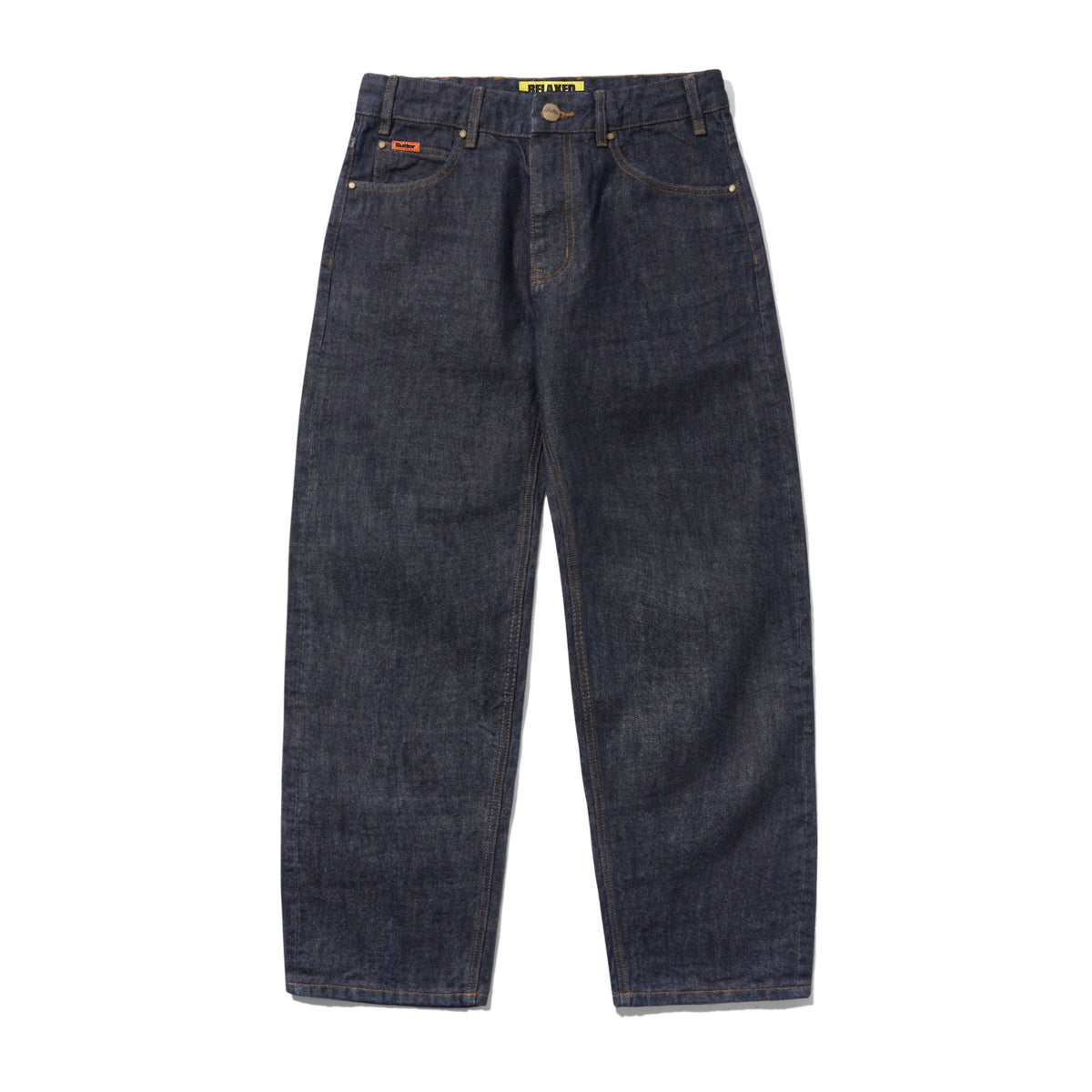 Relaxed Denim Jeans - Selvedge Blue