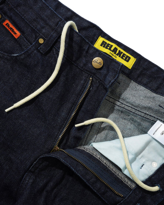 Relaxed Denim Jeans - Selvedge Blue