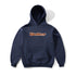 Ripstop Logo Applique Pullover Hood - Navy