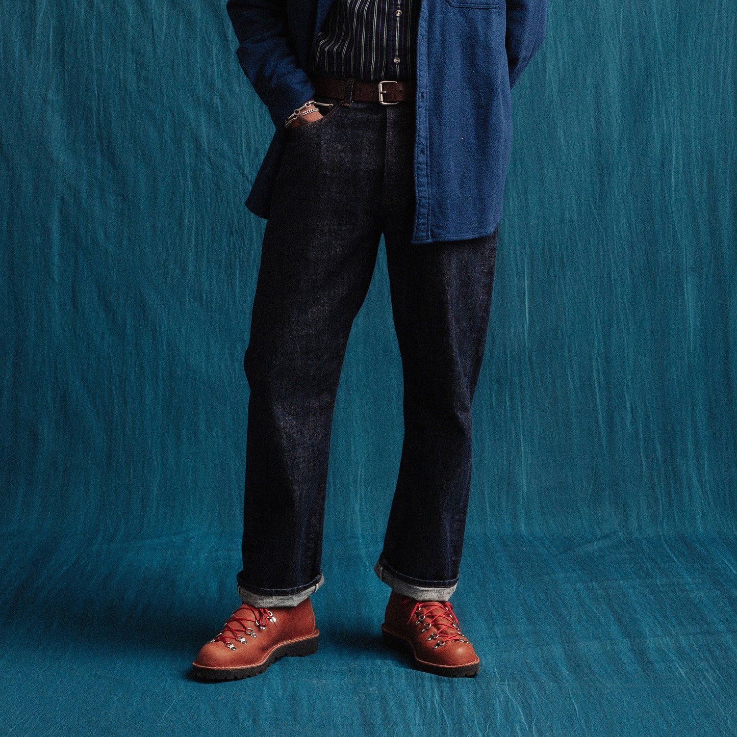 Selvedge Straight Leg 5 Pocket Jean - Indigo