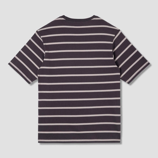 Stripe Tee - Raven/Eucalyptus