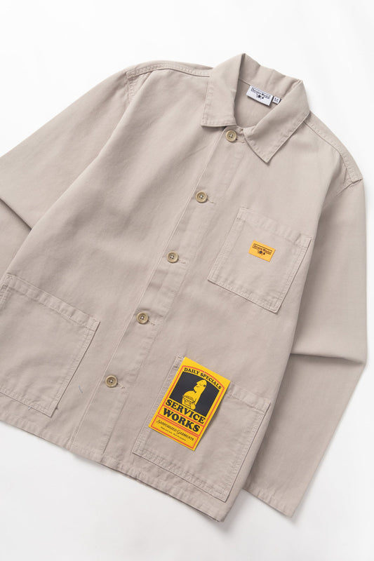 Canvas Chore Shirt - Stone