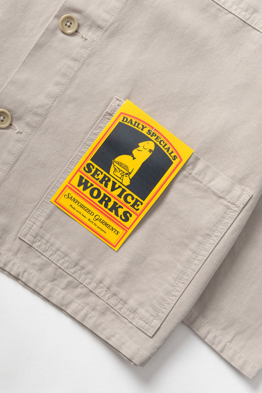 Canvas Chore Shirt - Stone