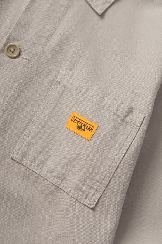 Canvas Chore Shirt - Stone