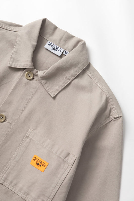 Canvas Chore Shirt - Stone