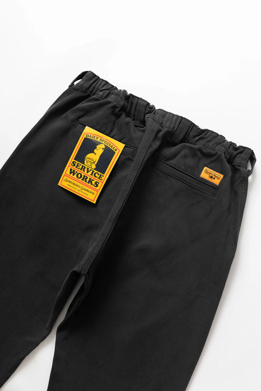 Moleskin Waiter Pants - Black