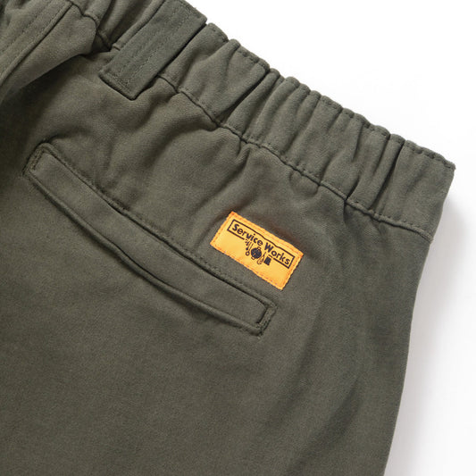 Moleskin Waiter Pants - Moss