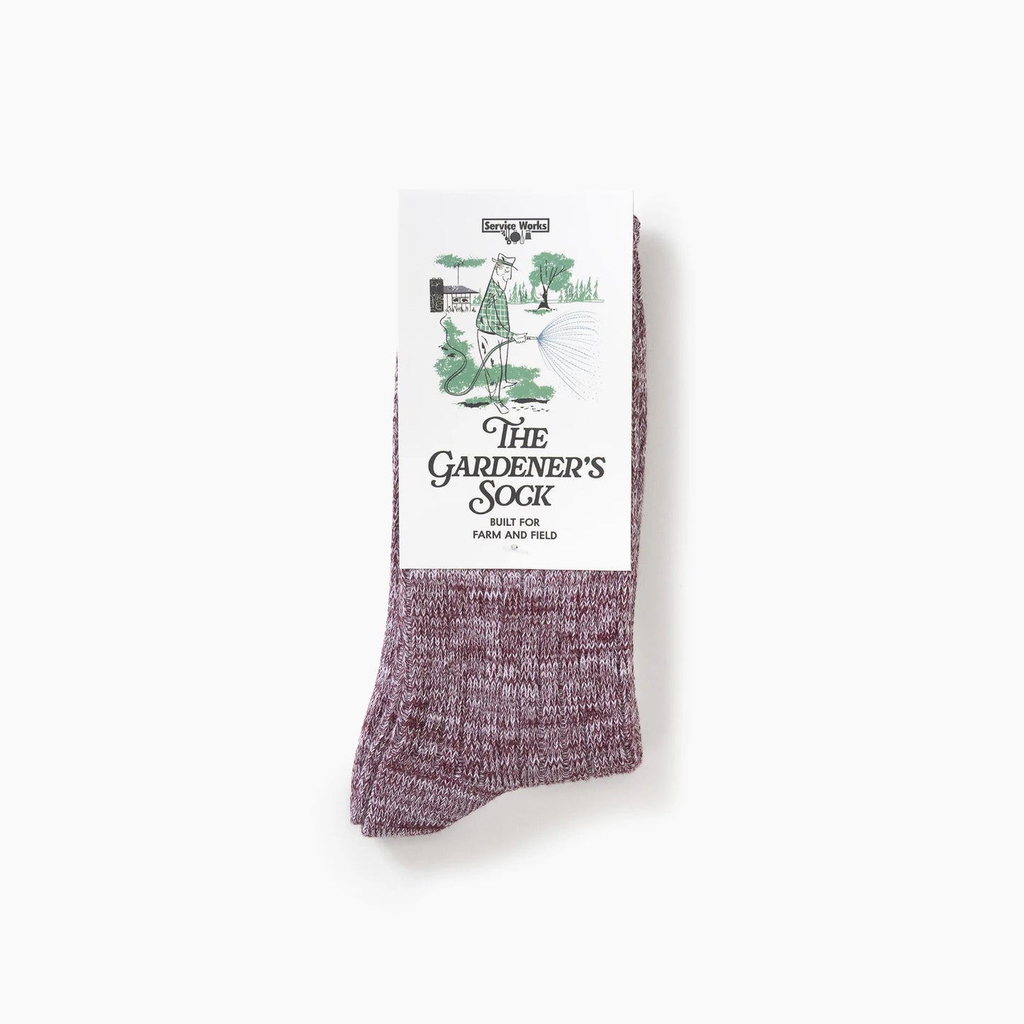 The Gardener's Sock - Burgundy