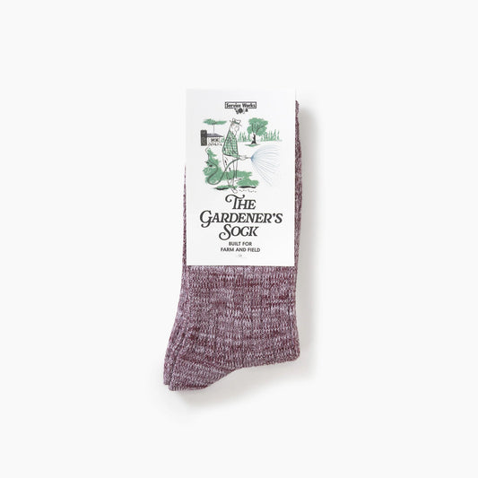 The Gardener's Sock - Burgundy