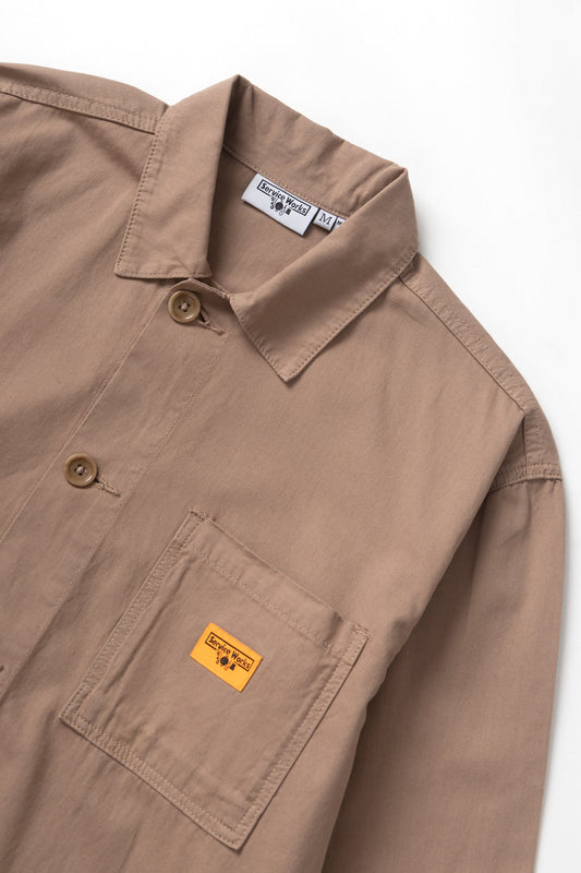 Twill Chore Shirt - Mushroom