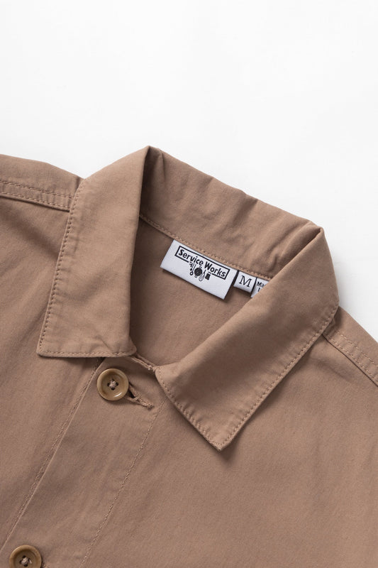 Twill Chore Shirt - Mushroom