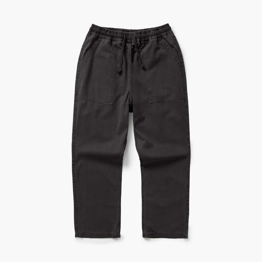 Pigment Herringbone Chef Pants - Black