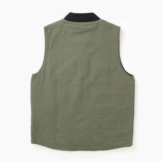 Canvas Work Vest - Olive