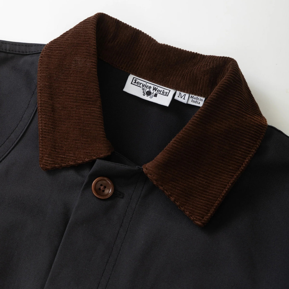 Waxed Barn Coat - Black