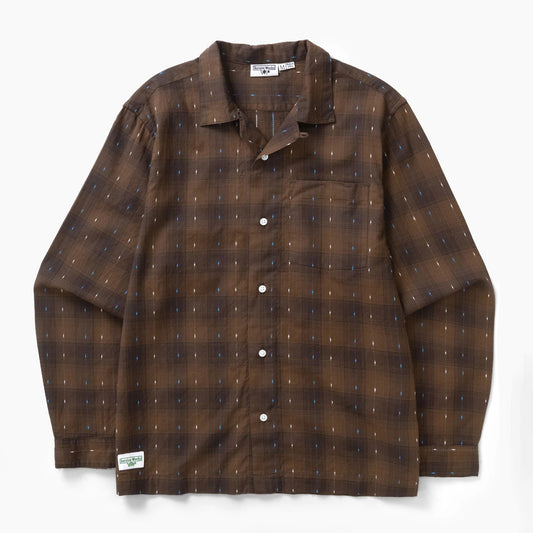 Drag Stitch Resort Shirt - Brown