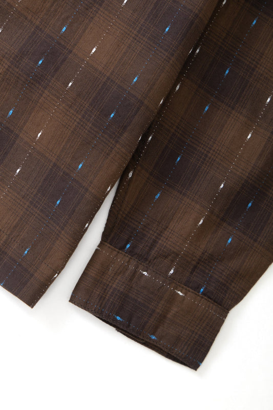 Drag Stitch Resort Shirt - Brown