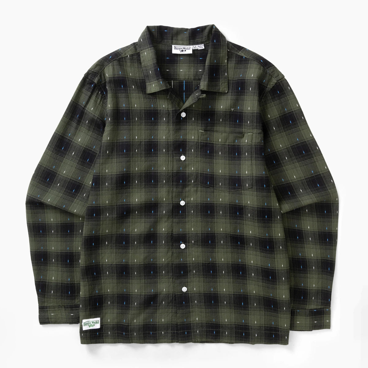 Drag Stitch Resort Shirt - Olive