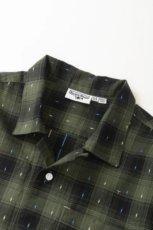 Drag Stitch Resort Shirt - Olive