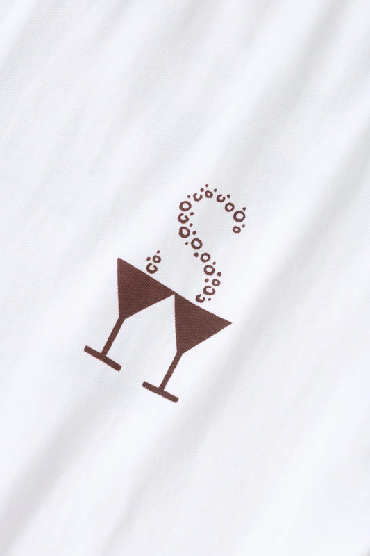 Martini Tee - White
