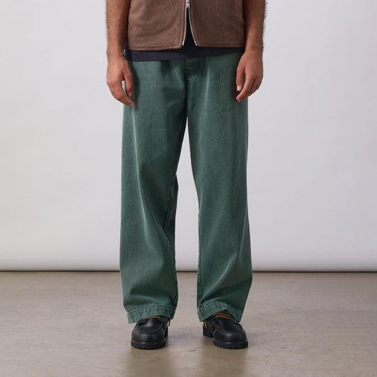 Over-Dyed  Easy Chef Pants - Sage