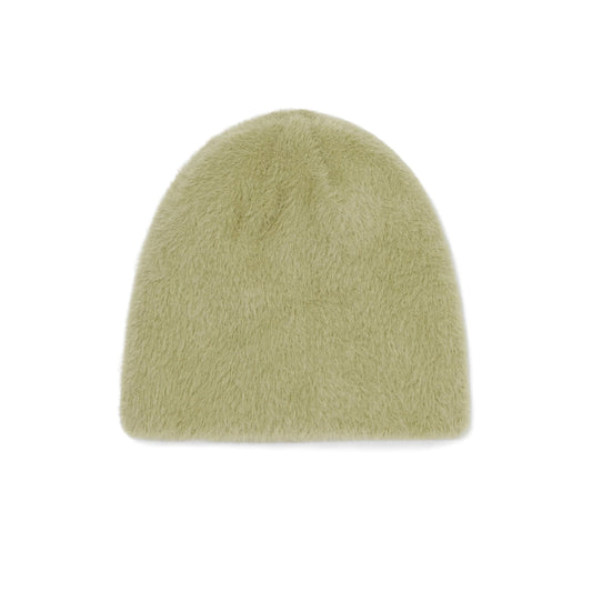 Shaggy No Cuff Beanie - Lime