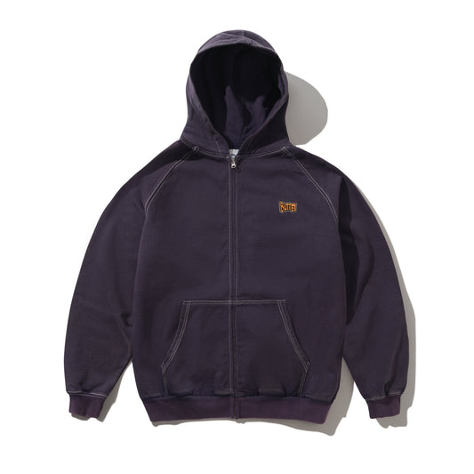 Sketch Zip-thru Hood - Eggplant
