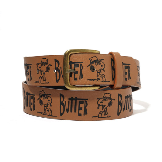 Peanuts Spike Belt - Brown