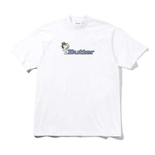 Peanuts Spike Logo Tee - White