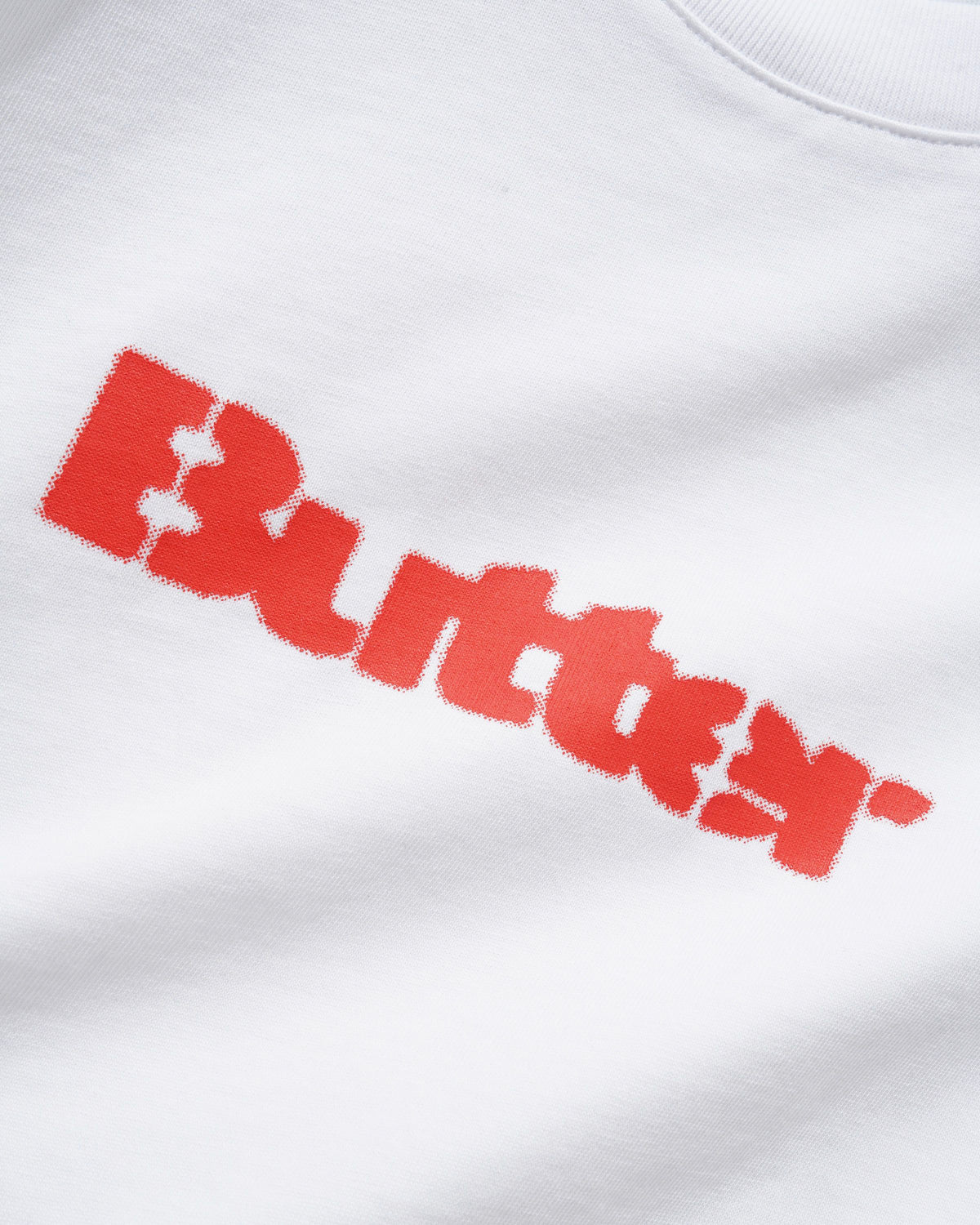 Stencil Logo Tee - White
