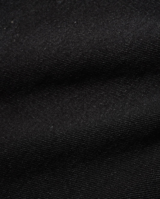 Straight Leg Denim Jeans - Washed Black