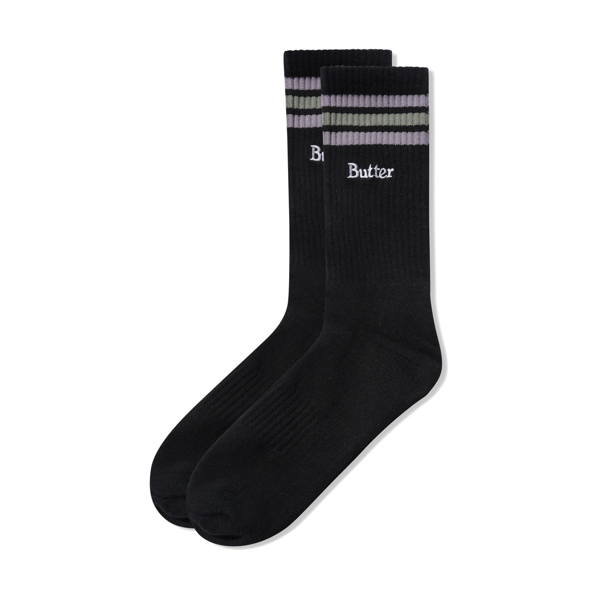 Stripe Socks AW26 - Black