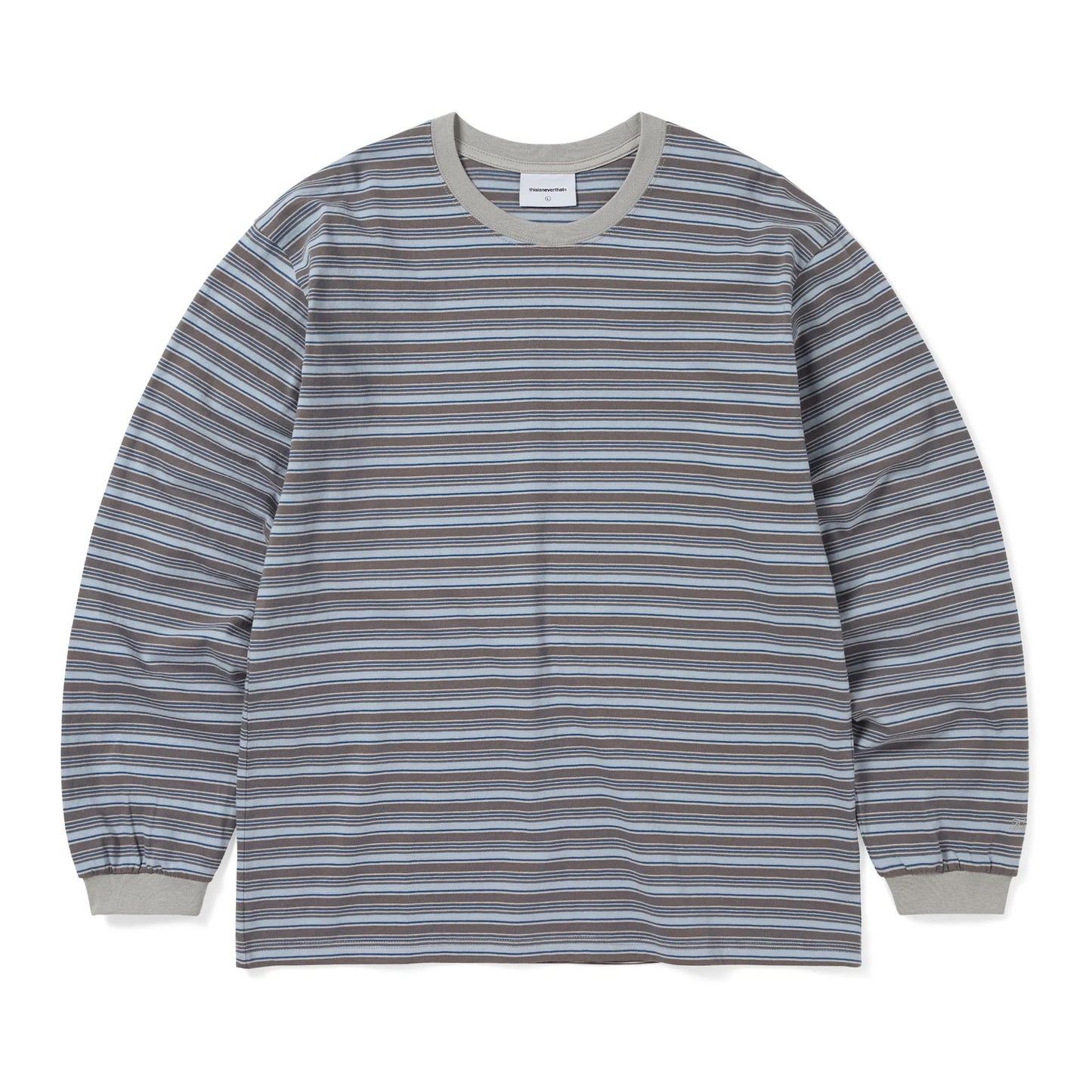 Striped L/S Tee - Brown