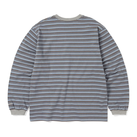Striped L/S Tee - Brown