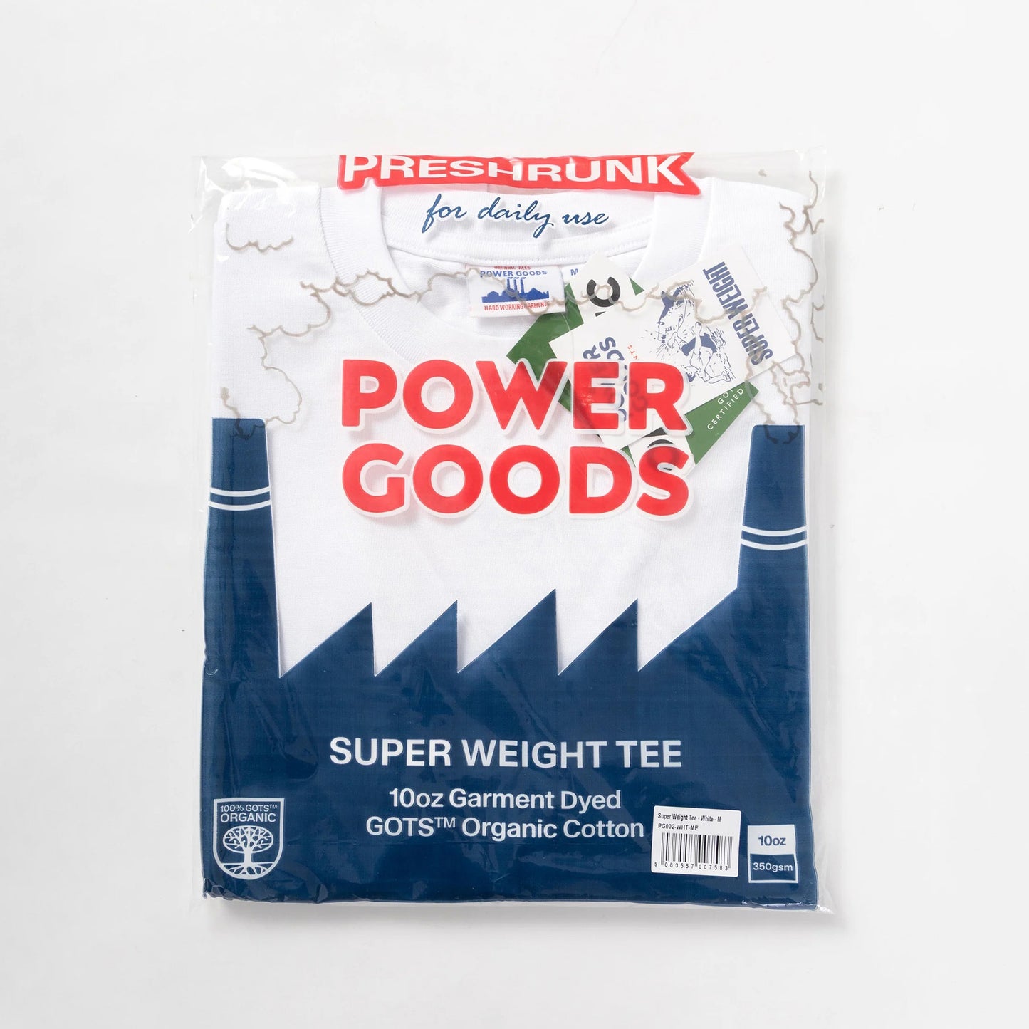 Super Weight Tee - White