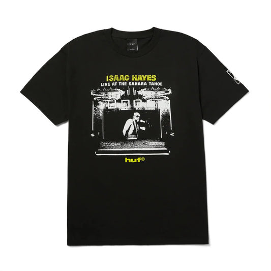ISAAC HAYES - Tahoe S/S Heavyweight Tee - Black