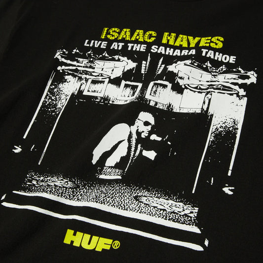 ISAAC HAYES - Tahoe S/S Heavyweight Tee - Black