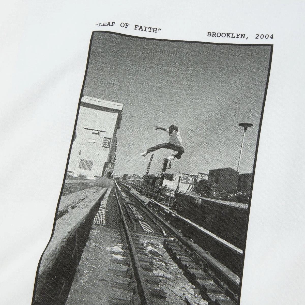 Taking The Leap SS Tee - White