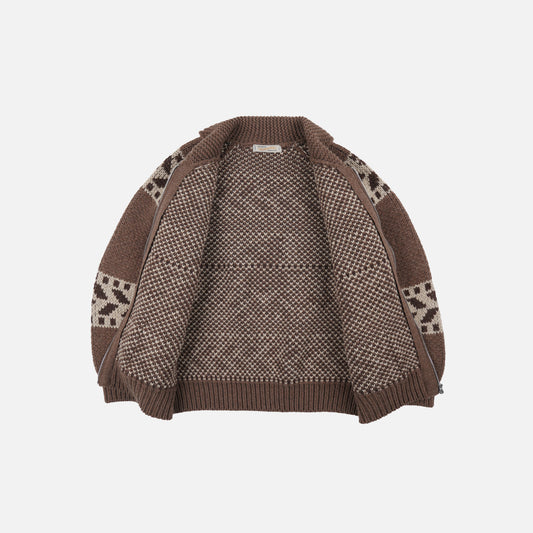 Thunderbird Heavy Cowichan Jacket - Mocha