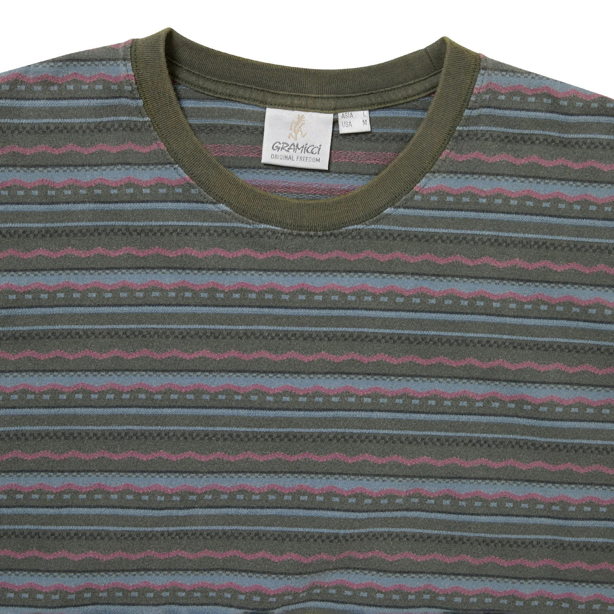 TNT X Gramicci Faded Striped Tee - Sage