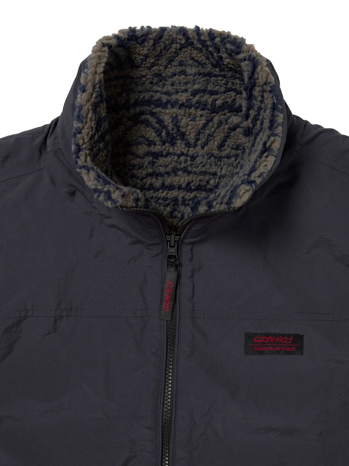TNT X Gramicci Reversible Fleece Vest - Navy