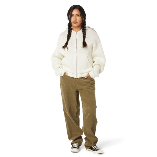 Token Zip Hooded Sweater - Bleach Wash
